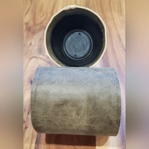 Set of 2 Hobby Lobby Leather-look Planters